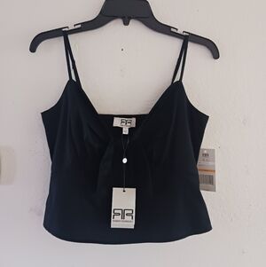 Robert Rodriguez Thin Strap Front‎ Tie Cami